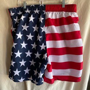 Faded Glory flag bathing suit